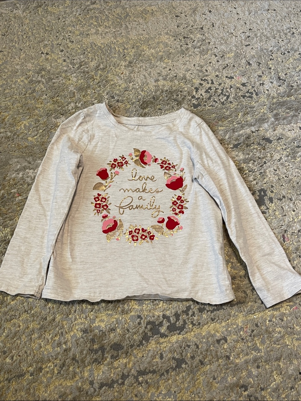 4T love makes a family shirt